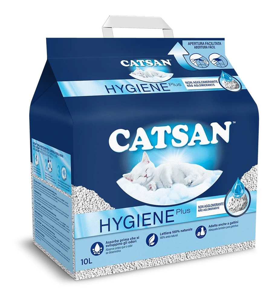 Catsan Hygiene Plus 10Lt Lettiera per Gatti Catsan Hygiene Plus 10Lt Lettiera per Gatti